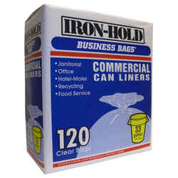 Business Bags Commercial 33 gal. Commercial Drum/Can Liners Twist Tie 120 pk