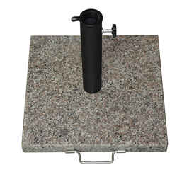 Bond Manufacturing Gray Granite Umbrella Base 17 in. L x 17 in. W x 12.6 in. H