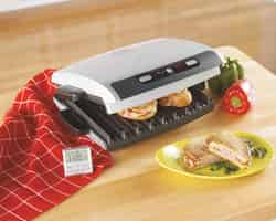 George Foreman Silver Plastic Nonstick Surface Indoor Grill 100 sq. in.