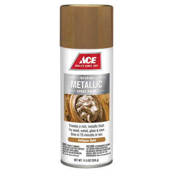 Ace Brilliant Spray Paint Gold 11.5 oz.