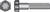 HILLMAN 5/8 in. Dia. x 2-1/2 in. L Heat Treated Yellow Dichromate Hex Head Cap Screw 25 box