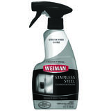 Cleans polishes and protects stainless steel