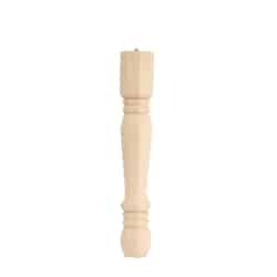 Waddell 6 in. H Traditional Pine Table Leg