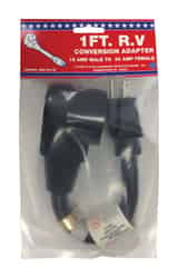 US Hardware RV Electrical Pigtail Adapter 1 pk
