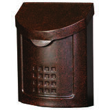 Gibraltar Mailboxes Lockhart Galvanized Steel Wall-Mounted Copper 5 in. L x 12-1/4 in. H x 12-1