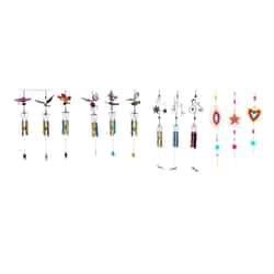 Infinity Assorted Shapes Glass/Iron Various Assorted Wind Chime