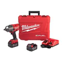 Milwaukee M18 FUEL 18 V 1/2 in. Cordless Brushless Impact Wrench Kit (Battery & Charger)