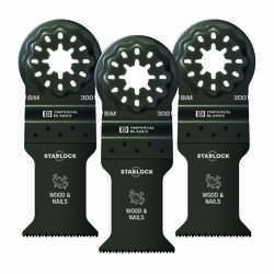 Imperial Blades Starlock 1-3/8 in. Dia. Bi-Metal Oscillating Saw Blade 3 pk