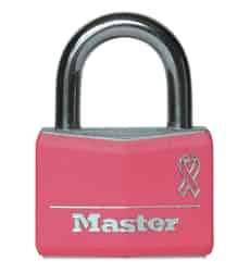 Master Lock 1-5/16 in. H x 1/2 in. W x 1-9/16 in. L Vinyl Covered Steel Padlock 1 each Double Loc