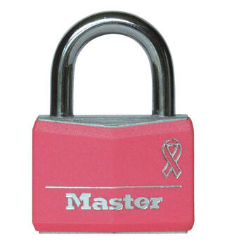 Master Lock 1-5/16 in. H x 1/2 in. W x 1-9/16 in. L Vinyl Covered Steel Padlock 1 each Double Loc