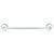 Franklin Brass Bellini Polished Chrome/White Towel Bar 18 in. L Die Cast Zinc