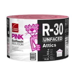 Owens Corning 15 in. W x 300 L 30 Unfaced Insulation Roll 31.25 sq. ft.