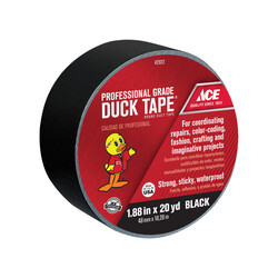 Ace 60 ft. L x 1.88 in. W Black Duct Tape
