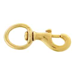 Campbell Chain 1 in. Dia. x 3-17/32 in. L Polished Bronze Bolt Snap 90 lb.