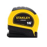 Stanley LeverLock 16 ft. L x 0.75 in. W Tape Rule Yellow 1 pk