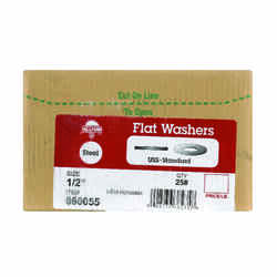 HILLMAN Zinc-Plated Steel 1/2 in. USS Flat Washer 650 pk