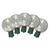 Celebrations LED G50 Light Set Crystal White 9 10 lights