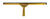 Ace 18 in. Brass Window Squeegee