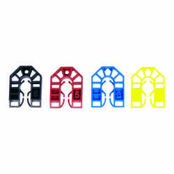 Broadfix 2.2 in. L x 1.8 in. W x 8 in. L Small U Shims Plastic 120 pk