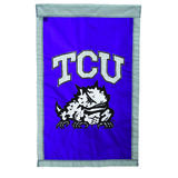 Evergreen TCU Flag 44 in. W x 28 in. H