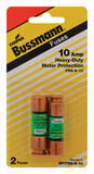 Bussmann 10 amps 250 volts Copper Dual Element Time Delay Fuse 2 pk