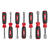 Milwaukee Assorted in. SAE Hollow Shaft Nut Driver Set 7 in. L 7 pc.