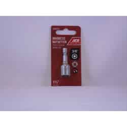 Ace 3/8 in. drive x 1-3/4 in. L Chrome Vanadium Steel Magnetic Nut Setter 1 Quick-Change Hex Sh