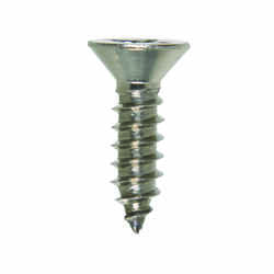 HILLMAN 12 x 3/4 in. L Phillips Flat Head Stainless Steel 100 per box Sheet Metal Screws