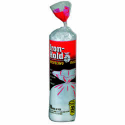Iron Hold 33 gal. Kitchen Trash Bags Twist Tie 15 pk