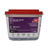 Ace 12-14 Sizes x 1 in. L Hex Hex Washer Head Zinc-Plated Steel Self- Drilling Screws 5 lb.