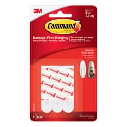 3M Command 2 in. L Foam 9 pk Large Adhesive Strips