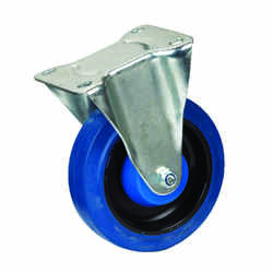 Shepherd 4 in. Dia. Rubber Caster 265 lb. 1 pk