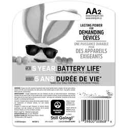 Energizer NiMH AA 1.2 volt NH15BP-2 2 Rechargeable Batteries