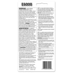 E-6000 High Strength Automotive and Industrial Adhesive Gel 3.7 oz