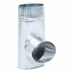 Ace 5 in. L x 4 in. Dia. Black/Silver Aluminum Offset Dryer Connector