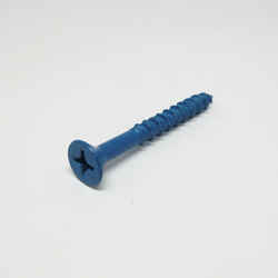 Ace 1/4 in. x 2-1/4 in. L Phillips Flat Head Ceramic Steel Masonry Screws 15 pk