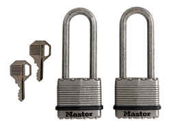 Master Lock 1-9/16 in. H X 11/16 in. W X 1-3/4 in. L Laminated Steel Dual Ball Bearing Locking