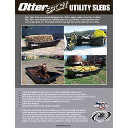 Otter Sport Polyethylene Utility Sled 53 in.