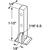 Prime-Line White Plastic Single-Arm Casement Window Roller For Guaranteed Products