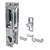 Prime-Line Chrome Steel Outdoor Patio Door Handle Set
