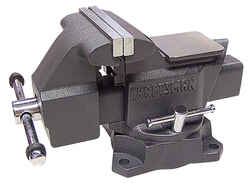 Craftsman 6 in. Steel Black Swivel Base Bench Vise