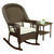 Living Accents Brown Steel Rocker Chair