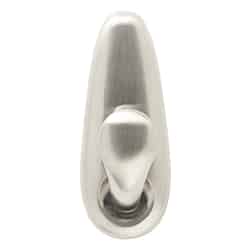 3M Command 2-5/8 in. L Metal Small Forever Classic Coat/Hat Hook 1 lb. capacity 1 pk Brushed N