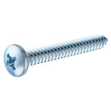 HILLMAN 2 in. L x 8 Phillips Pan Head Steel Sheet Metal Screws Zinc-Plated 6 per box