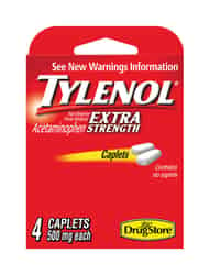 Tylenol Lil Drugstore Extra Strength Acetaminophen 4 count