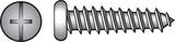 HILLMAN 1 in. L x 10 Phillips/Slotted Pan Head Steel Sheet Metal Screws 100 per box Zinc-Plate