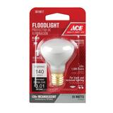 Ace 25 watts R14 Incandescent Light Bulb E17 140 Soft White 1 pk Floodlight