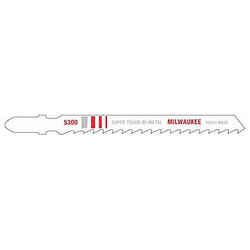Milwaukee 4 in. General cutting Jig Saw Blade 6 TPI 5 pk T-Shank Bi-Metal