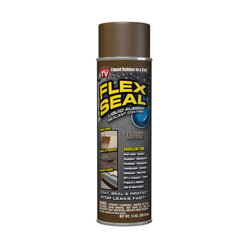 Flex Seal As Seen On TV Satin Brown 14 oz. Rubber Spray Sealant