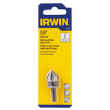 Irwin 5/8 in. Dia. High Speed Steel Countersink 1/4 in. Round Shank 1 pc.